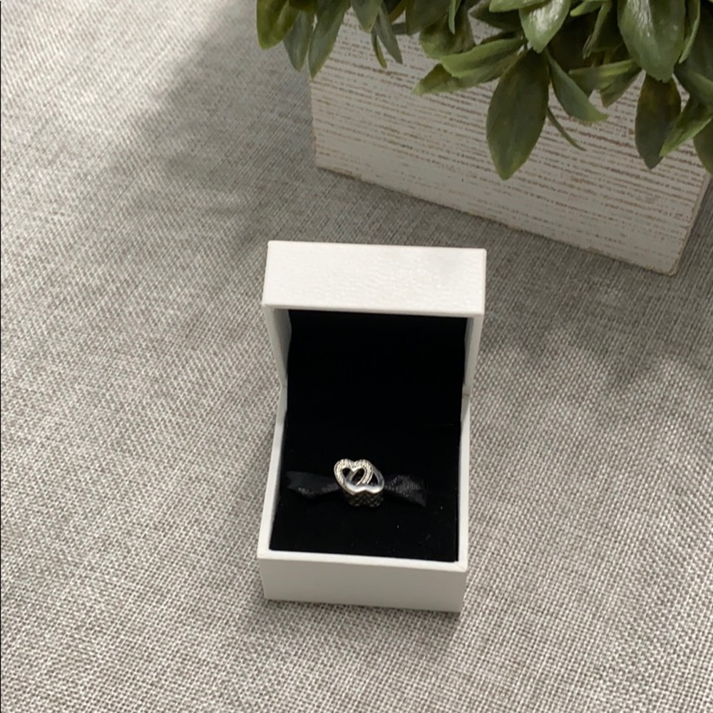 Pandora double heart bead